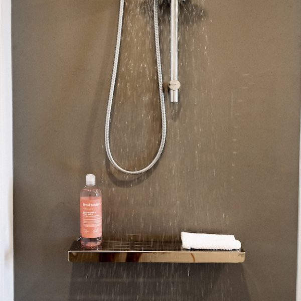 Concrete granite in shower